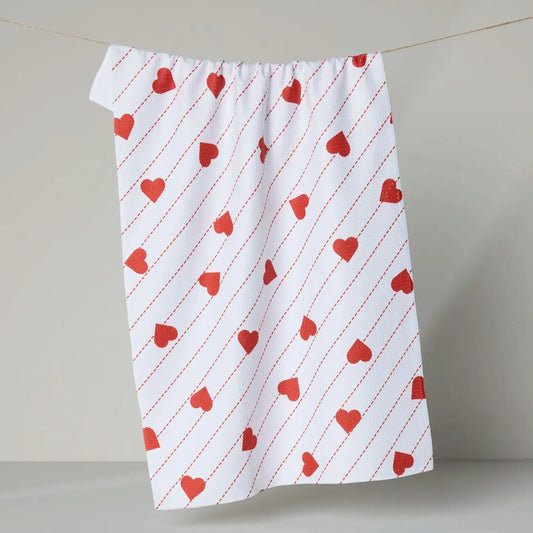 Tea Towel | Stitched Heart