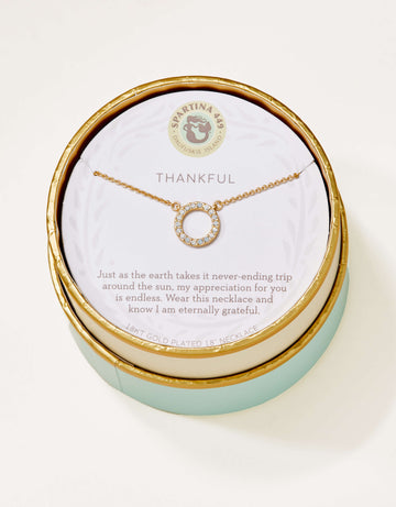 SLV Necklace 18” Thankful/Ring