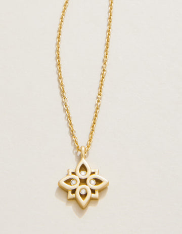 SLV Necklace 18“ Never Give Up/Lotus
