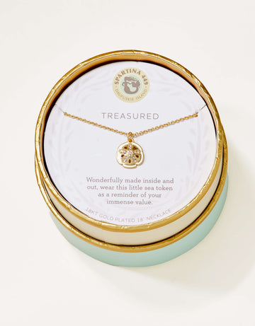 SLV Necklace 18” Treasured/Sand Dollar