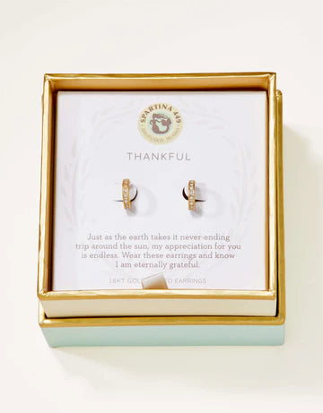 SLV Hoop Earrings Thankful/Ring