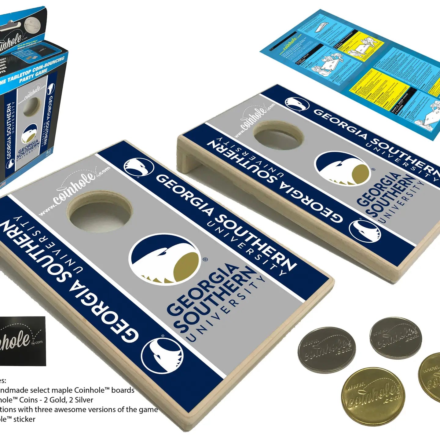 Coinhole Tabletop Game Set | Georgia Southern