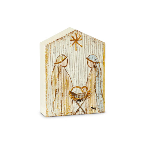 Holy Family | Textured Block