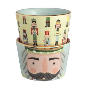 Nutcracker Patterned Tidbit Set