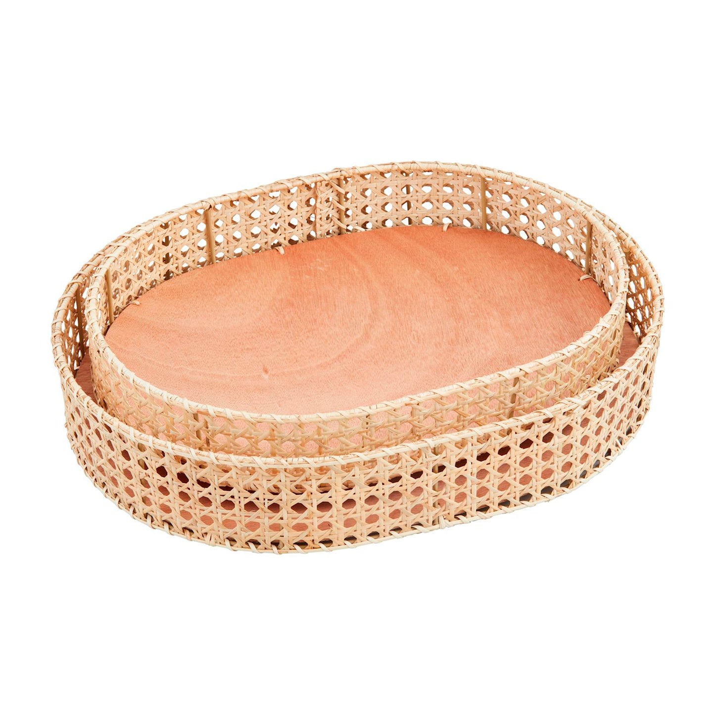 Cane Tray Set