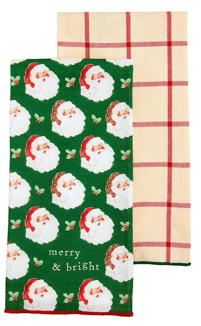 Classic Christmas Towel Set | Santa