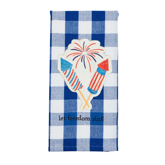 Firework Patch Americana Towel