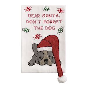 Christmas Pet Dangle Towel | Dear Santa