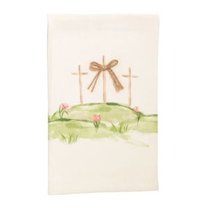 Three Crosses Easter Towel