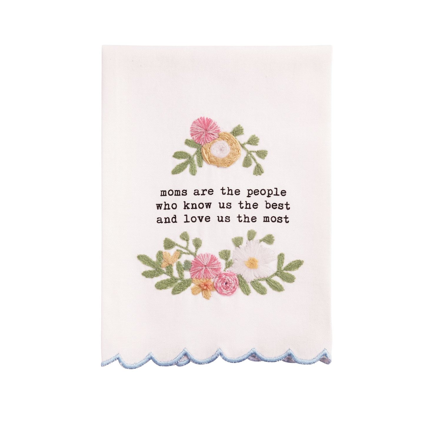 People Embroidered Mom Towel