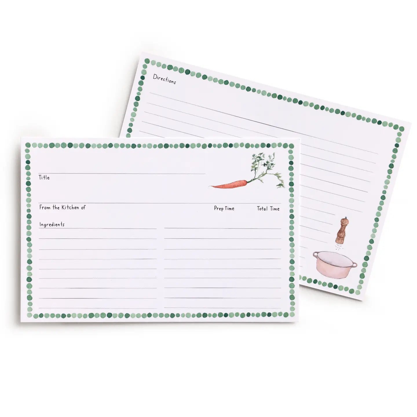 Recipe Card Set | Farm To Table