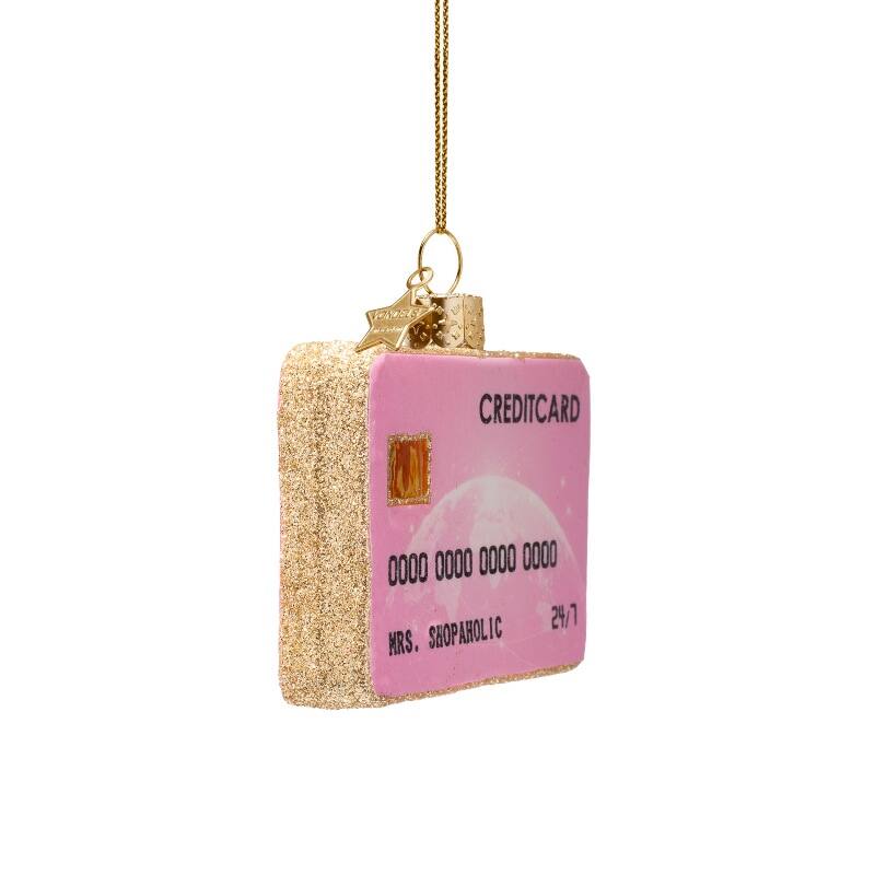 Ornament | Pink Credit Card