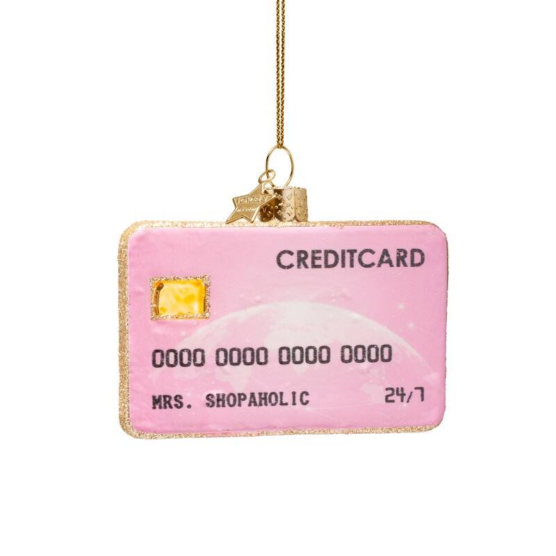 Ornament | Pink Credit Card
