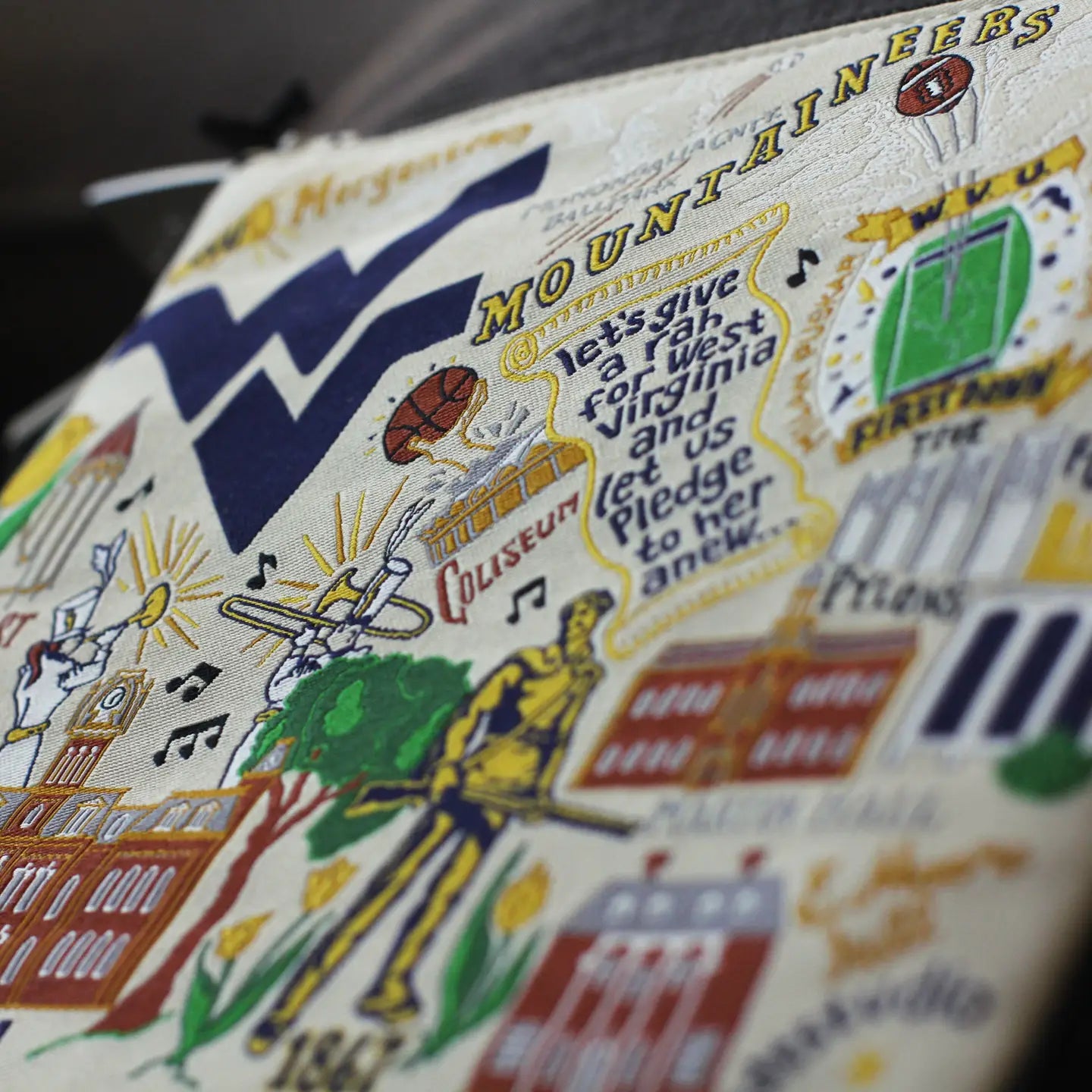 West Virginia University Collegiate Zip Pouch