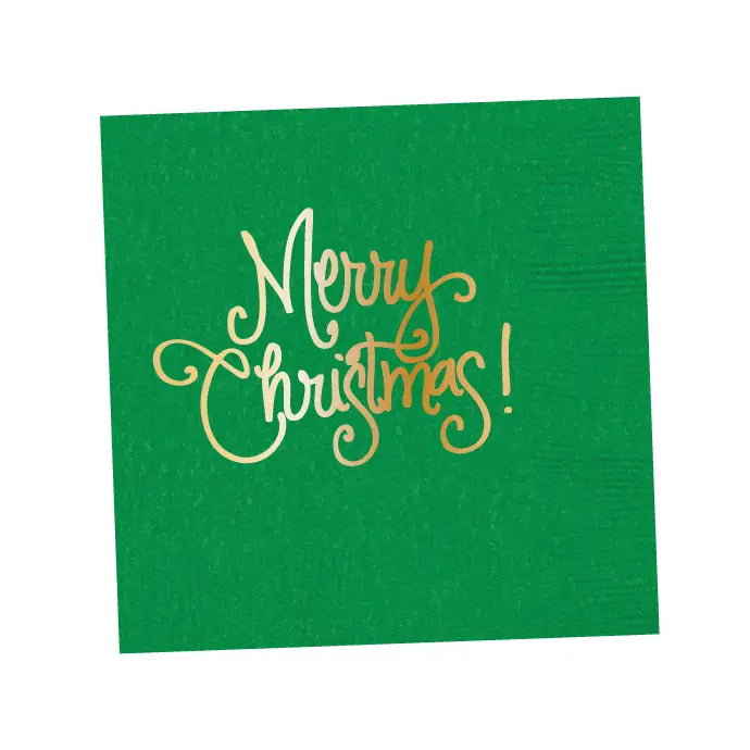 Napkins | Merry Christmas | Assorted Colors