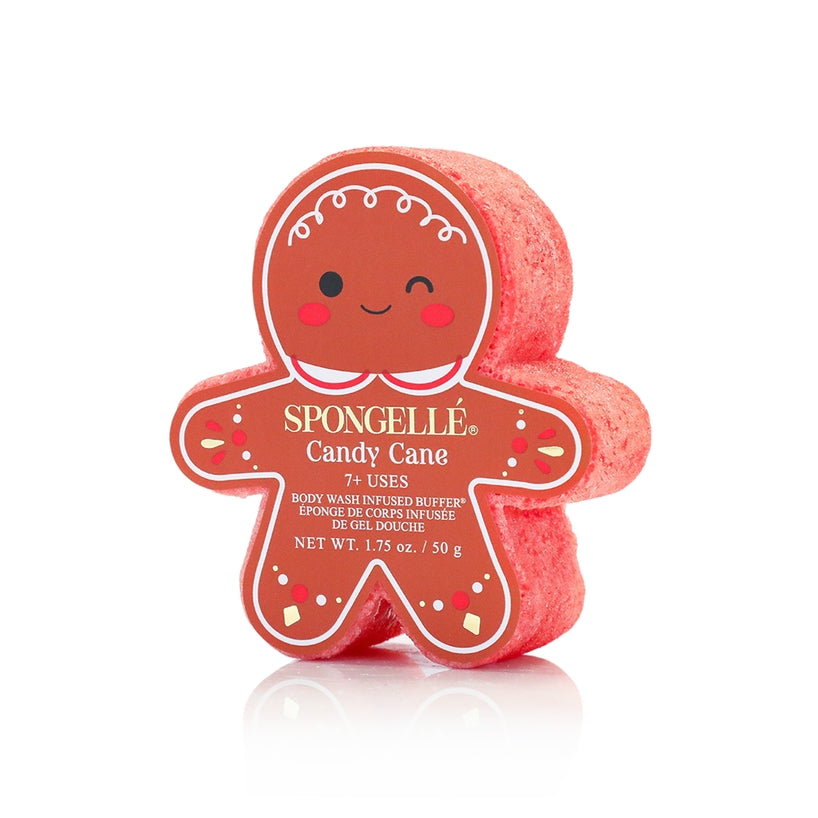 Holiday Spongelle | Gingerbread | Candy Cane