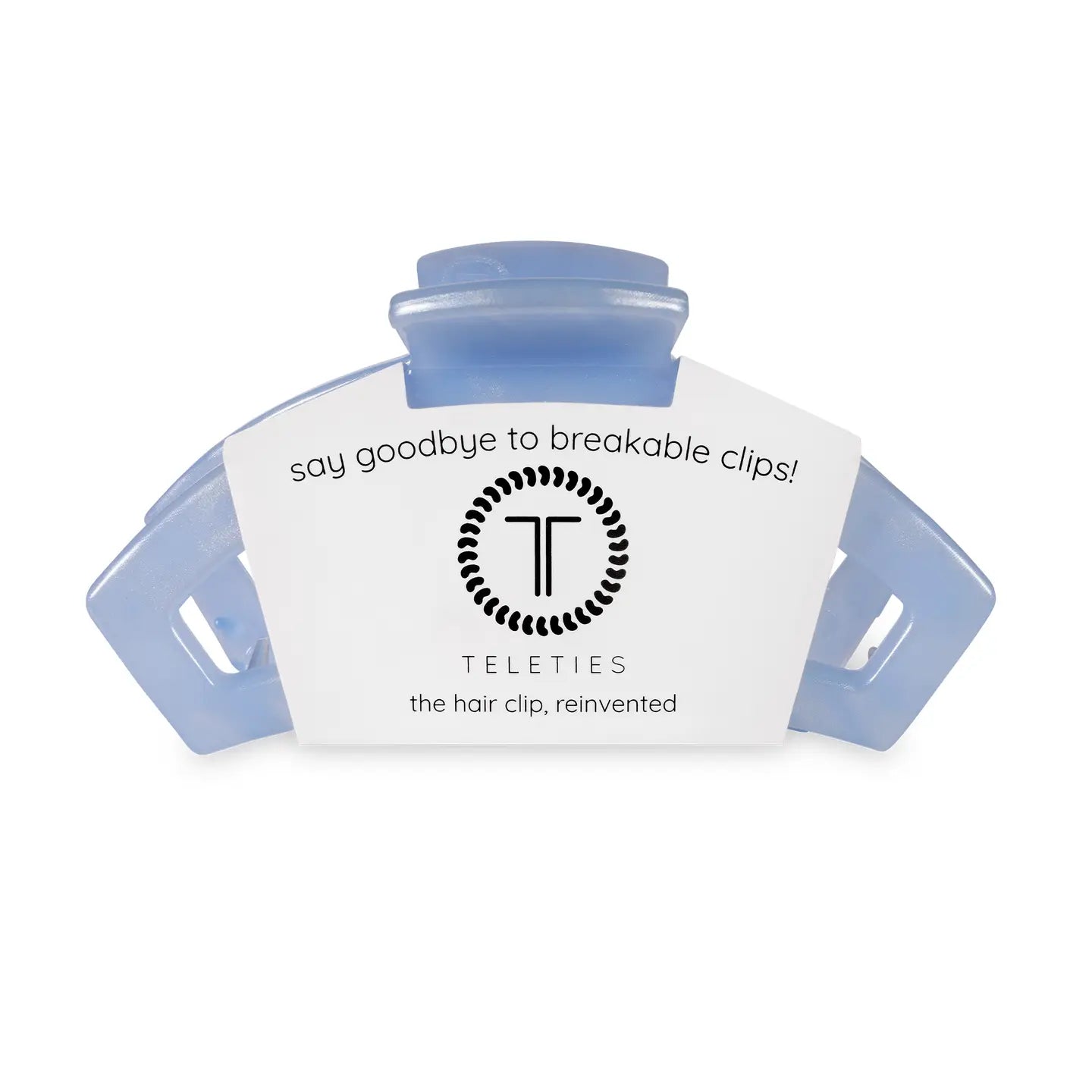 Teleties Open Hair Clip | Blue Lagoon | Assorted Sizes