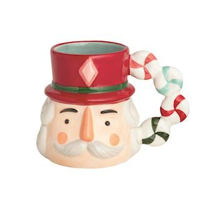 Red Hat Nutcracker Candy Handle Mug