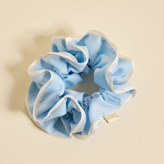 Ruffle Up Scrunchie | Light Blue