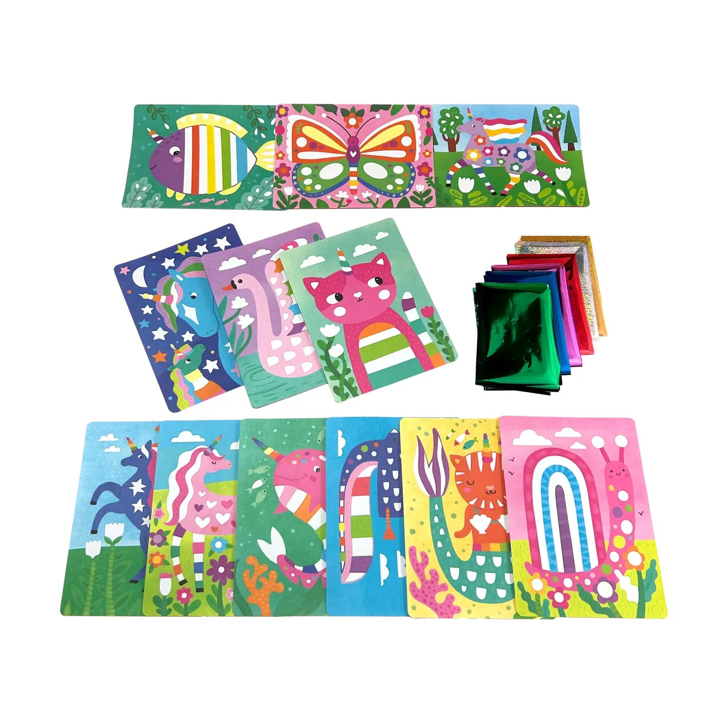 Foil-Tastic: Foil Art & Coloring Fun - Whimsical World