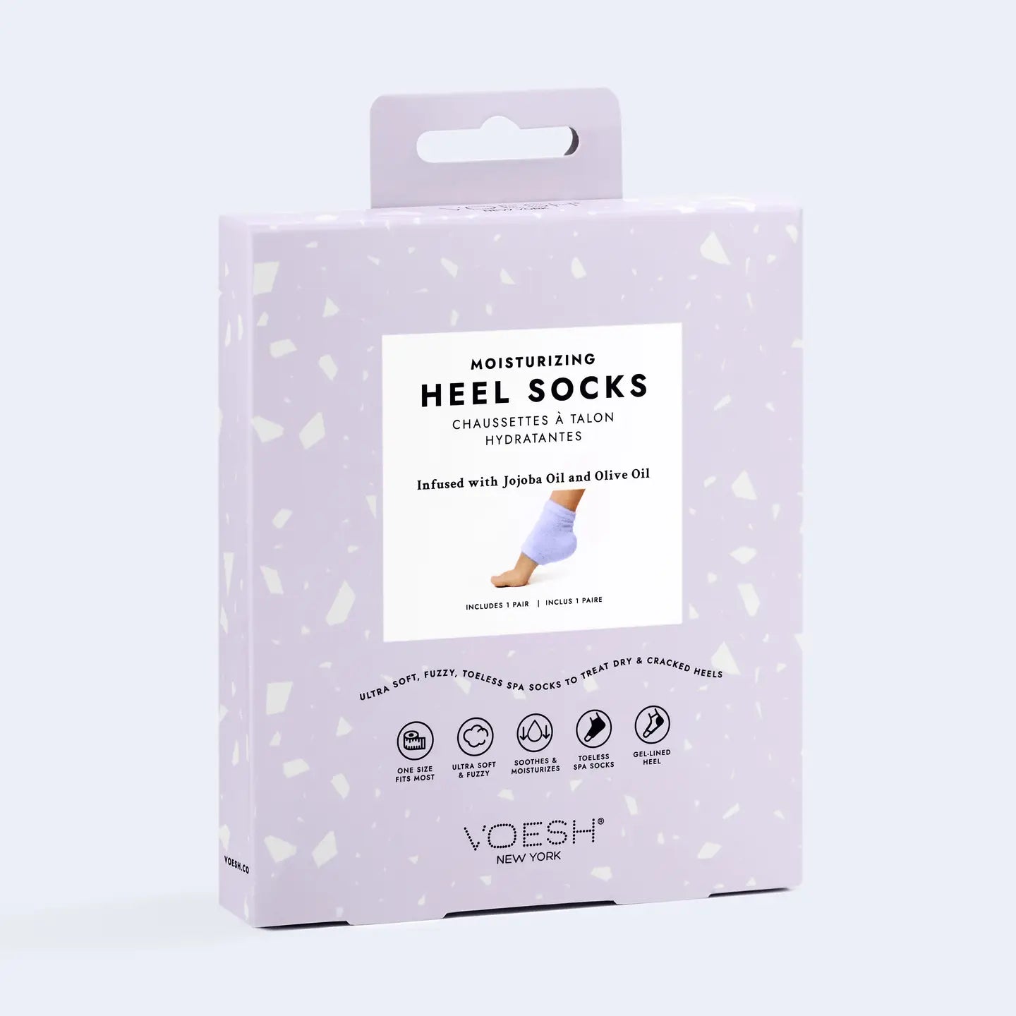 Moisturizing Heel Socks | Purple