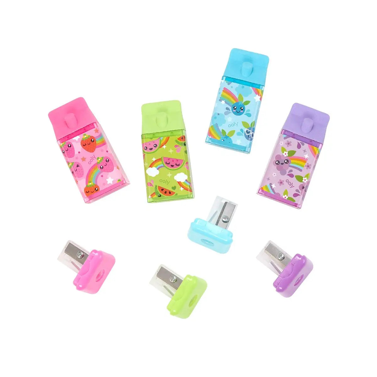 Lil' Juicy Box: Scented Eraser + Sharpener | Assorted Colors