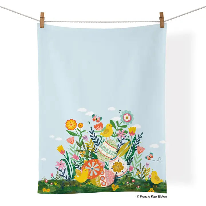 Tea Towel | Easter Garden