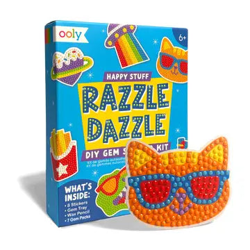 Mini Razzle Dazzle Diy Gem Sticker Kit - Happy Stuff