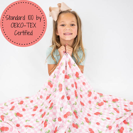 Muslin Swaddle Blanket | Cherry On Top