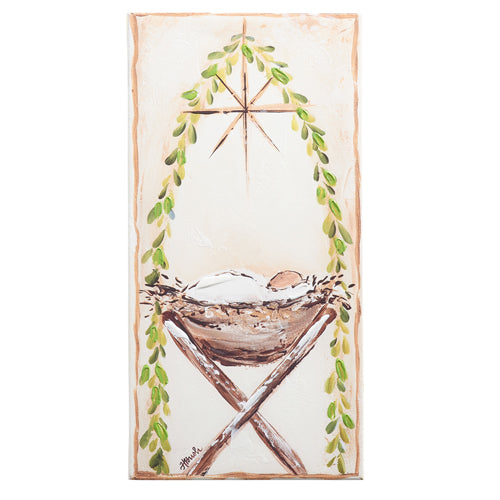 Jesus in Manger | Wall Print