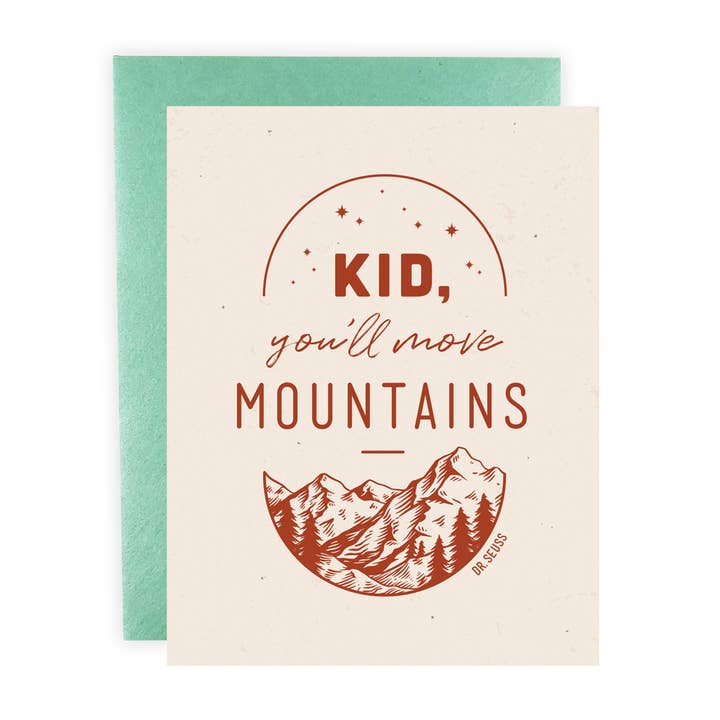 Greeting Card  | You'll Move Mountains