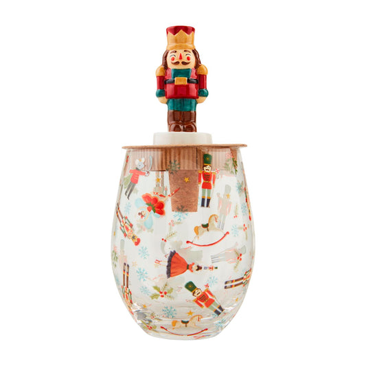 Christmas Wine Glass | Nutcracker