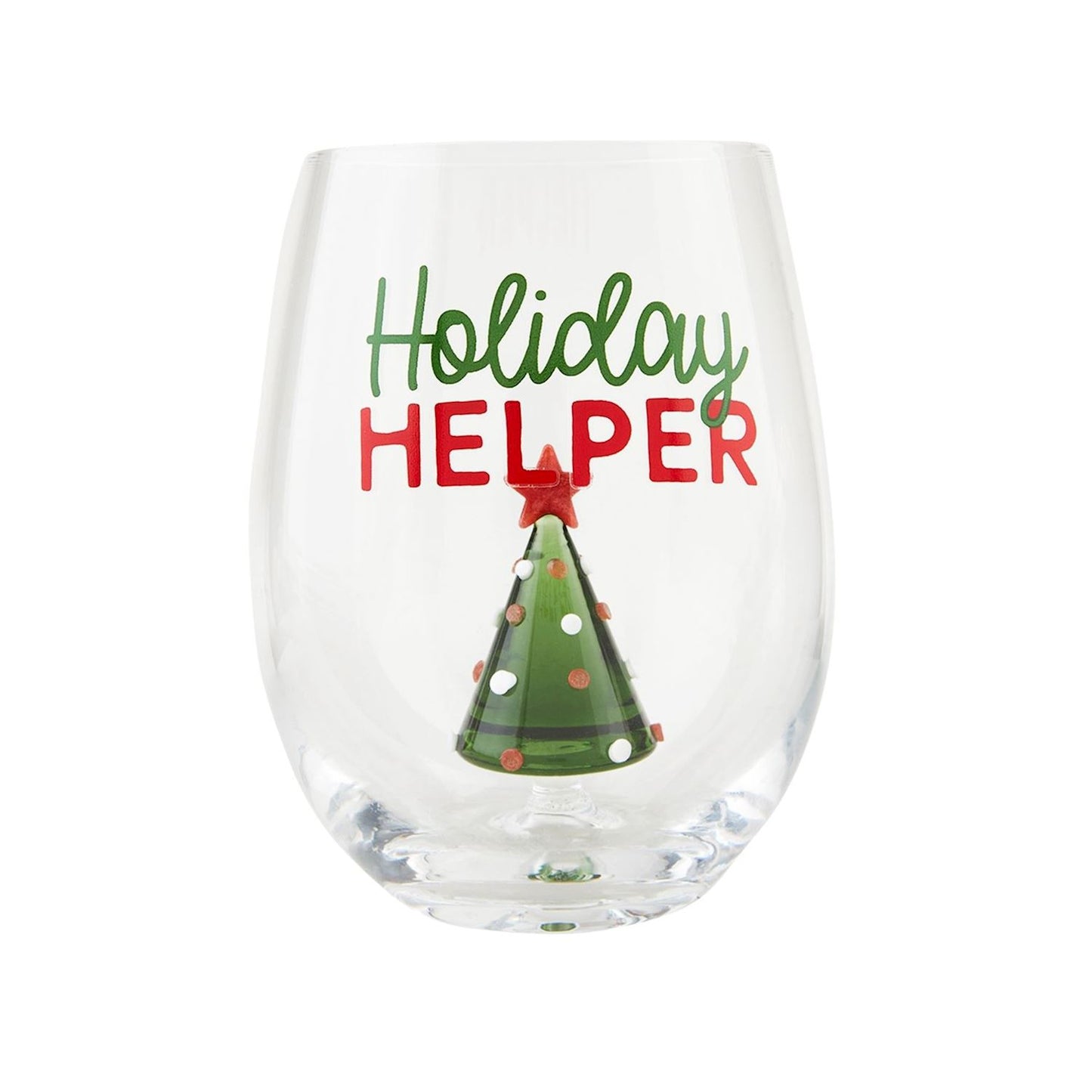 Christmas Icon Wine Glass | Tree