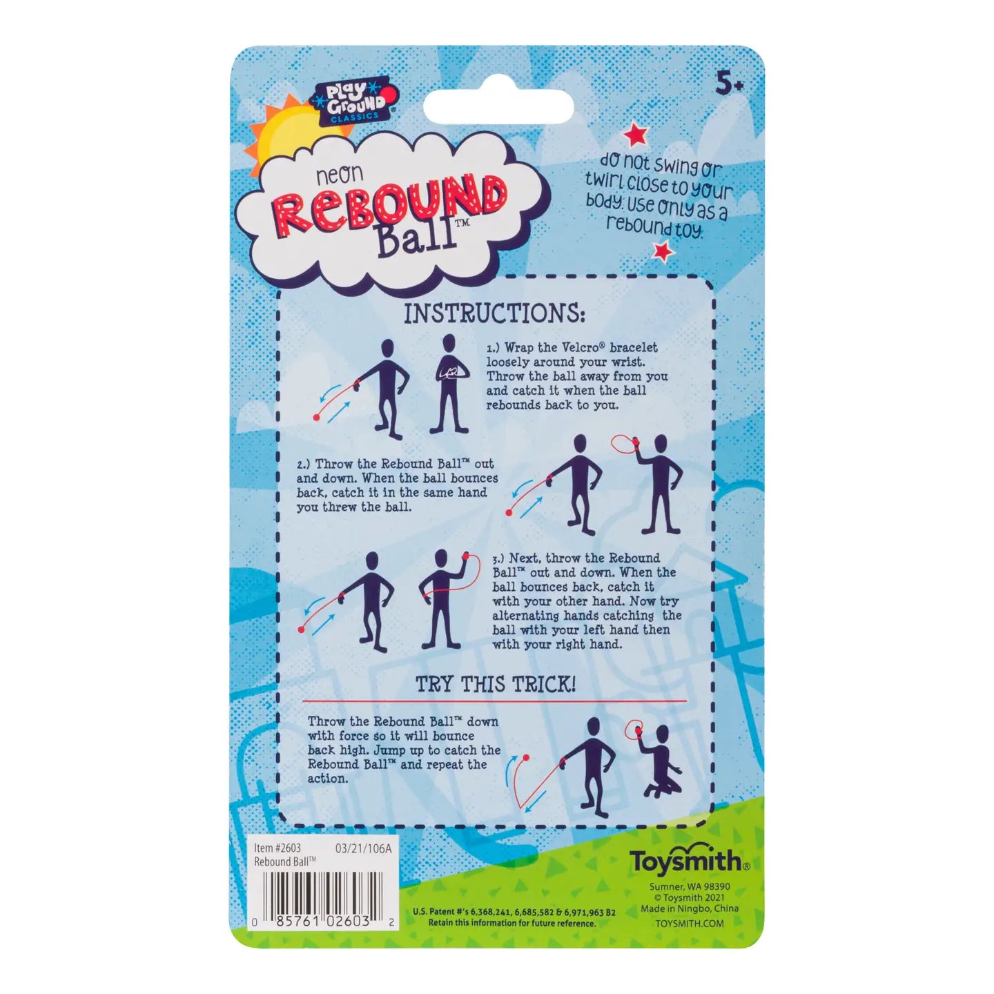 Neon Rebound Ball | Assorted Colors