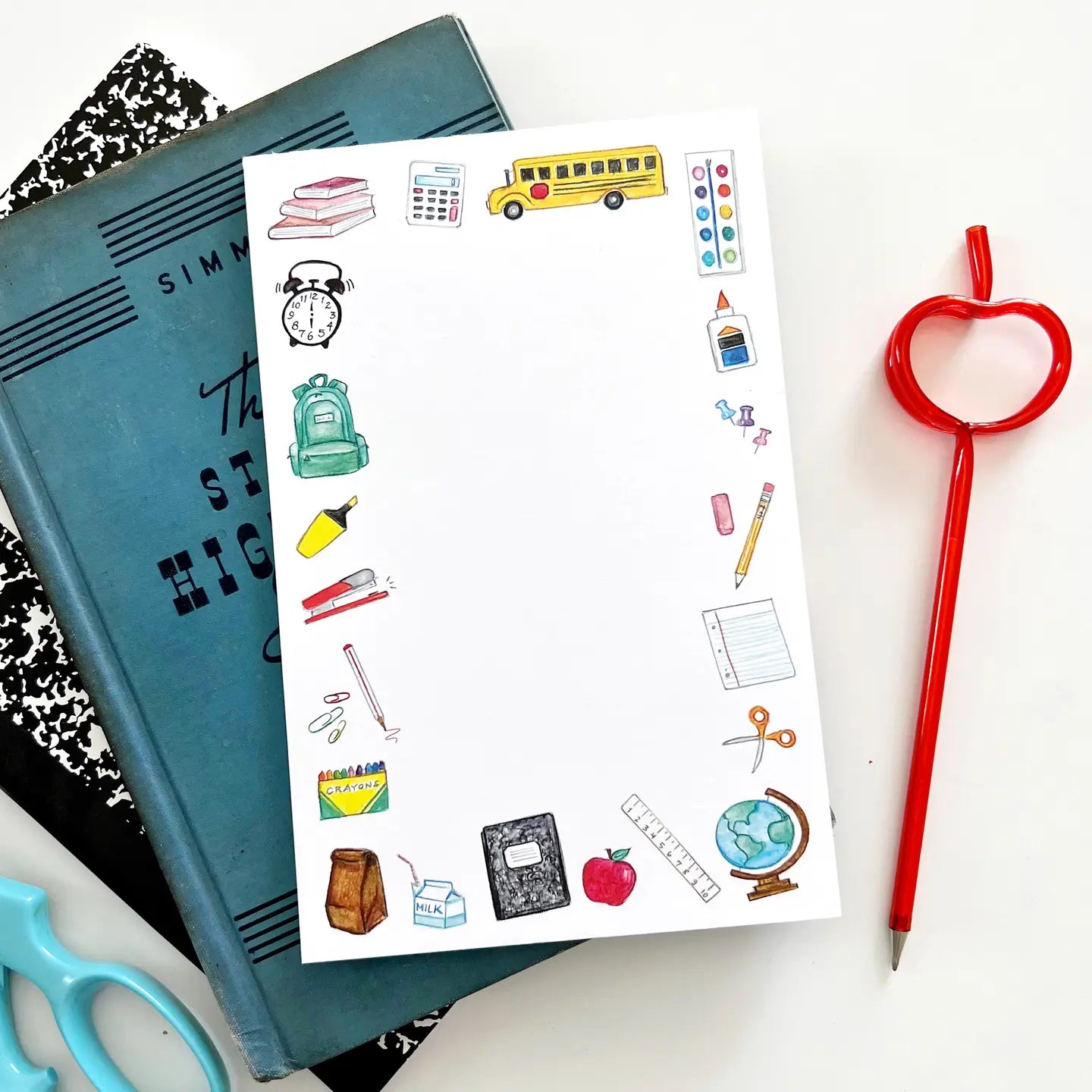 School Days Large Notepad