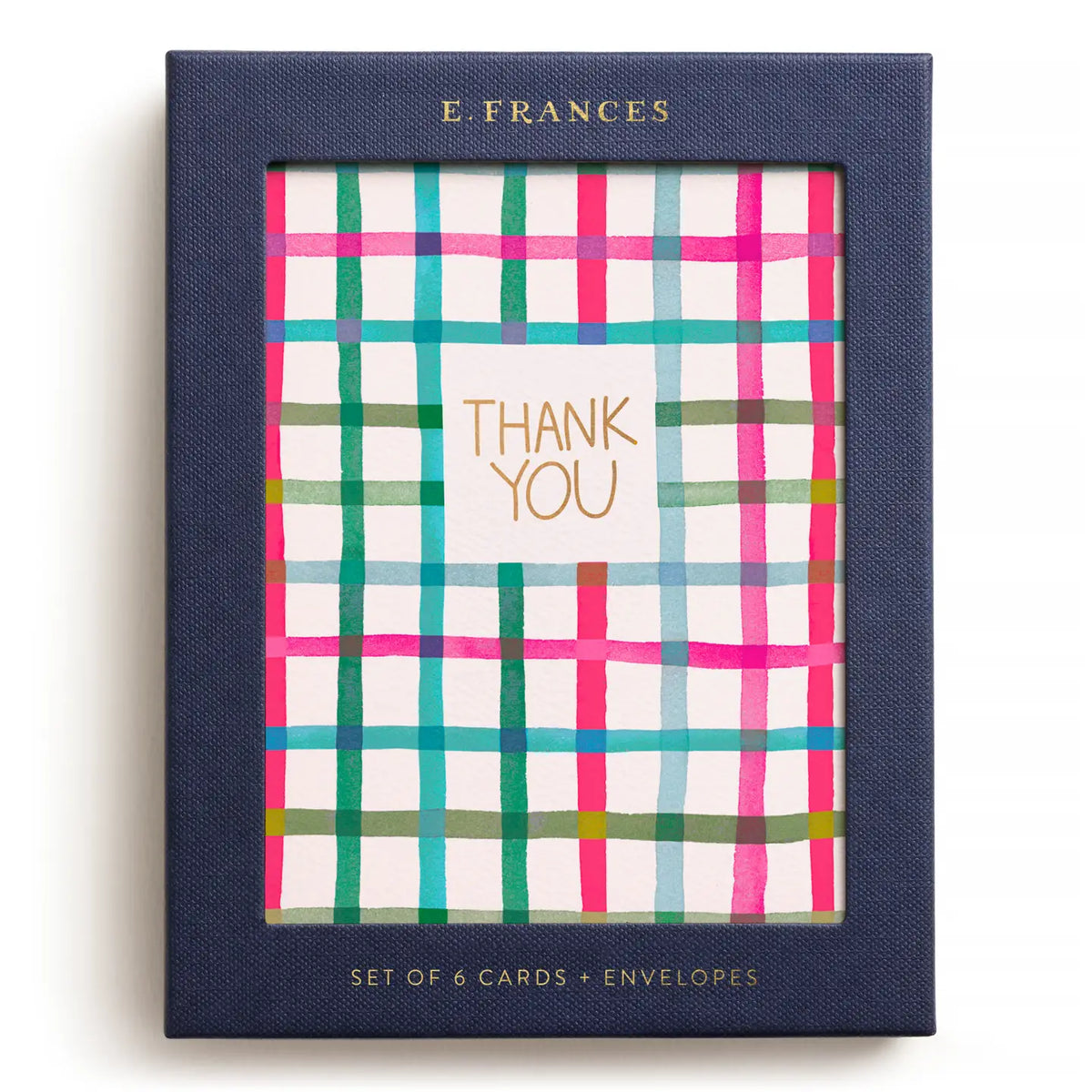 Boxed Card Set | Happy Plaid Thank You