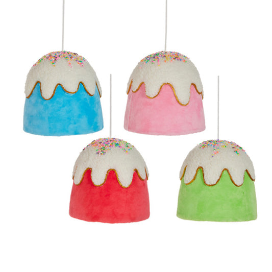 6" Gumdrop Button Ornament | Assorted Colors