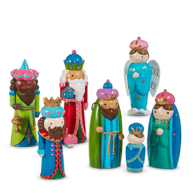 Multicolor Nativity Set