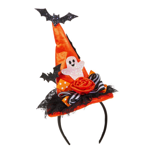 Orange Witch Hat Headband