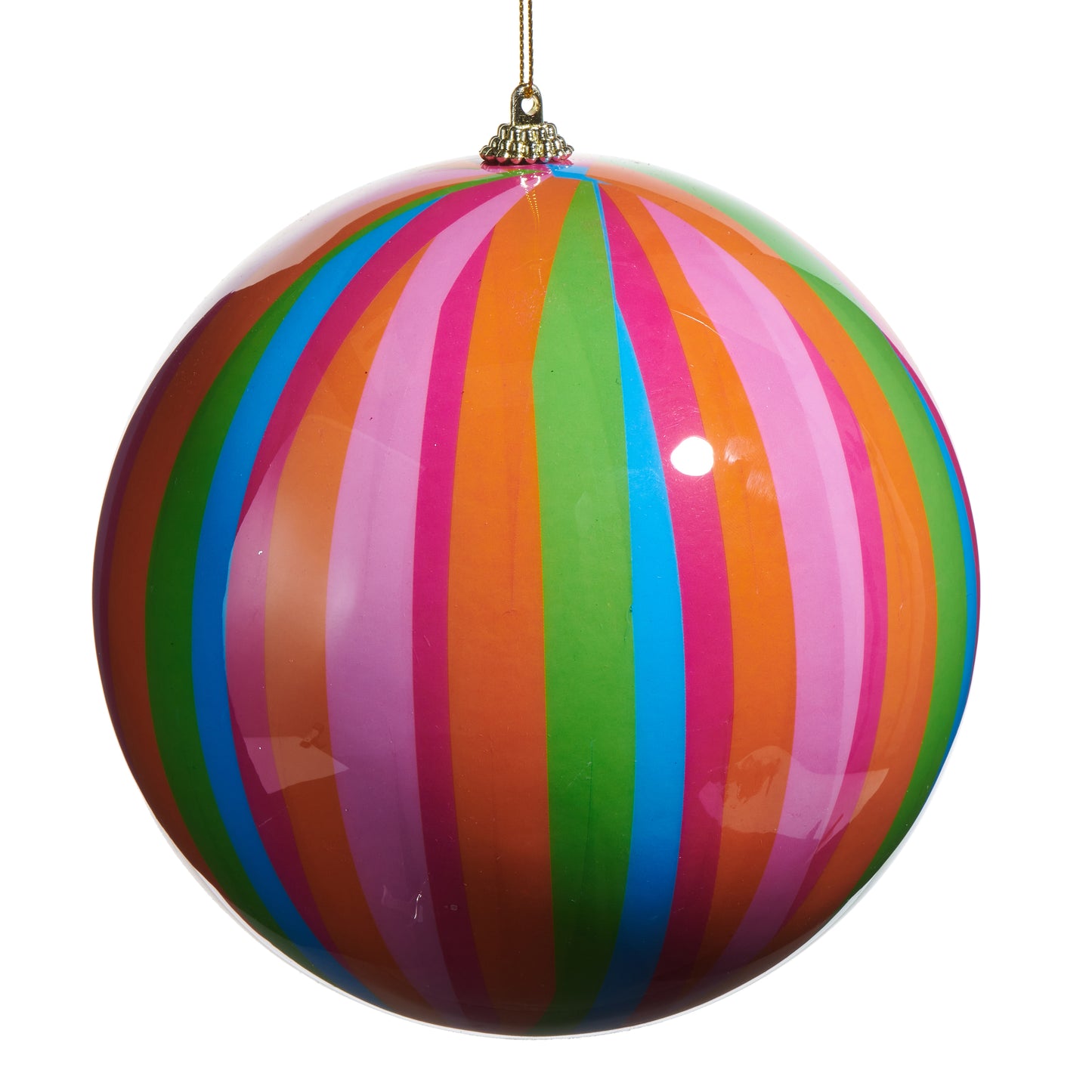 Stripe Ball Ornament | 6"