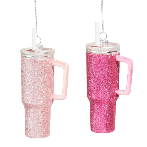 Pink Disco Tumbler Ornament | Assorted Colors