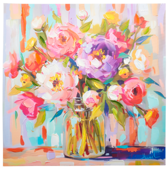 Large Floral Wall Art