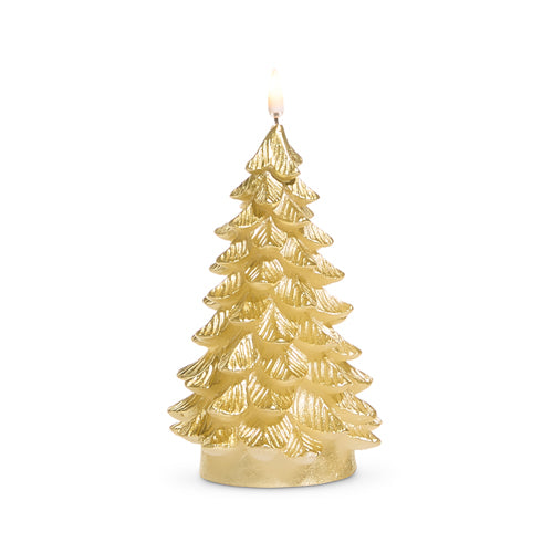 Gold Tree Candle | 6.5"