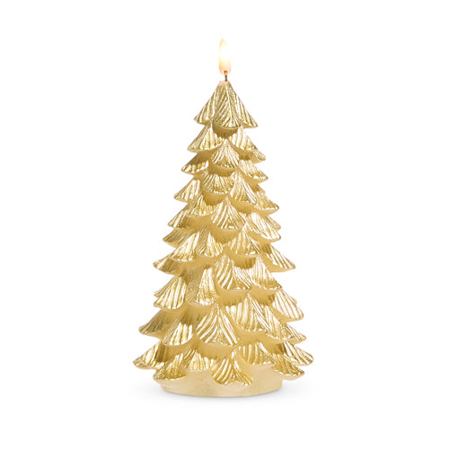 Gold Tree Candle | 7.75"