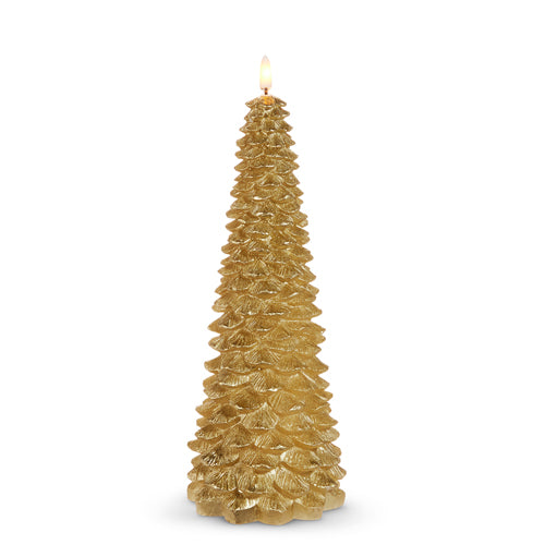 Gold Tree Candle | 10.5"