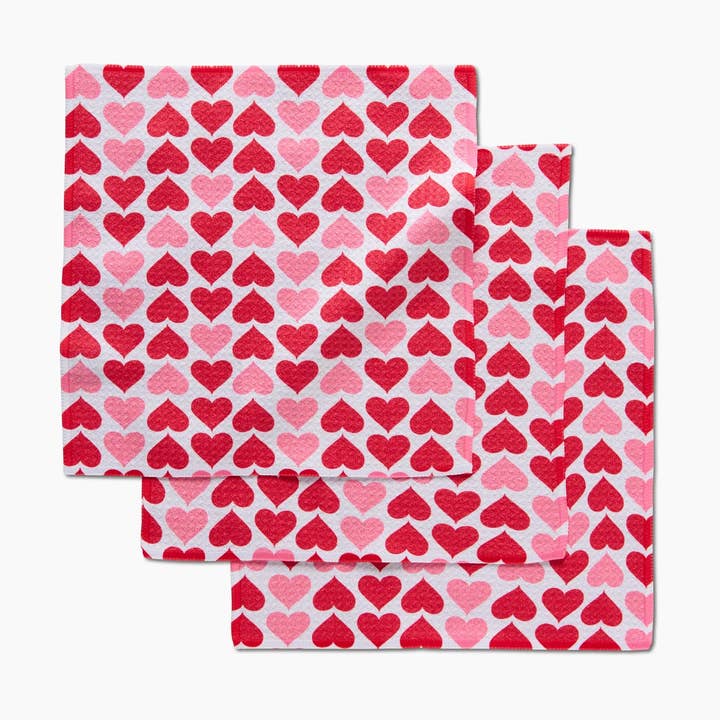 Dishcloth Set | Blushing Hearts