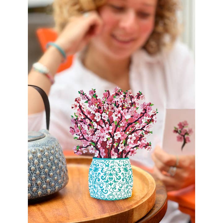 Mini Pop-Up Greeting Cards | Cherry Blossom