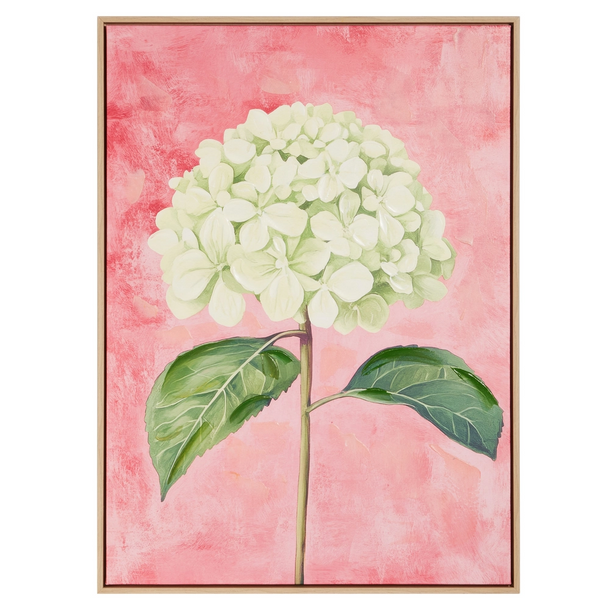 Hydrangea Stem Framed Wall Art