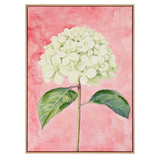 Hydrangea Stem Framed Wall Art