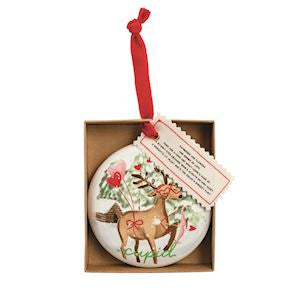 Cupid Reindeer Ornament
